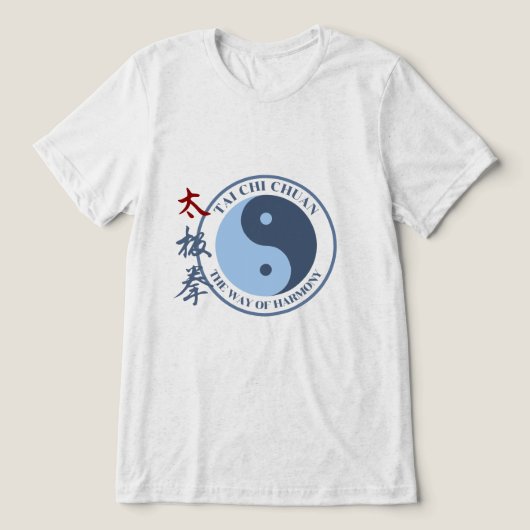 Tai Chi Tri-Blend Shirt (Design Vorderseite)