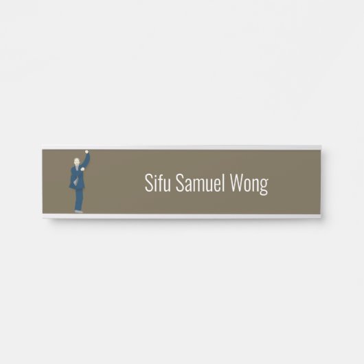 Tai Chi Türschild (Vorderseite )