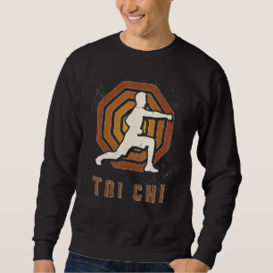 Tai Chi Vintage Retro Klassischer Sport Liebe Sweatshirt
