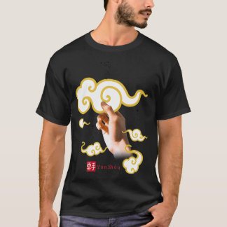 Tai Chi Wave Hände wie Wolken auf hellen Farben T-Shirt