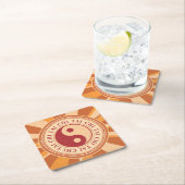 Tai Chi Yang Rechteckiger Pappuntersetzer (Vor Ort)