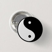 TAi-Chi YIN u. YANG-SYMBOL Button (Vorne & Hinten)