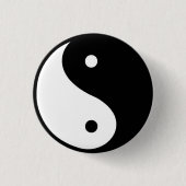 TAi-Chi YIN u. YANG-SYMBOL Button (Vorderseite)