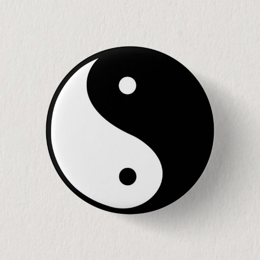 TAi-Chi YIN u. YANG-SYMBOL Button (Vorderseite)