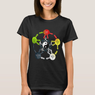 Tai Chi Yin Yang Five Elements Chinesisch T-Shirt