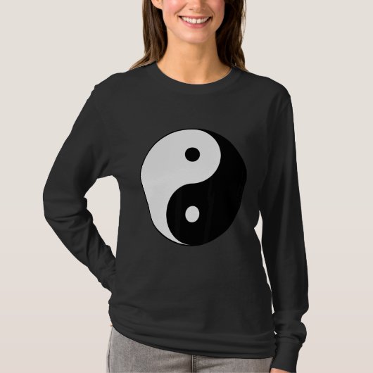 Tai Chi Yin Yang Symbol Hippie Peace Balance Philo T-Shirt (Vorderseite)