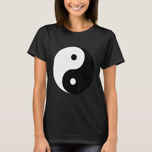 Tai Chi Yin Yang Symbol Hippie Peace Balance Philo T-Shirt (Vorderseite)