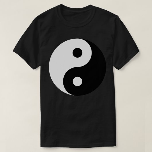 Tai Chi Yin Yang Symbol T T-Shirt (Design vorne)