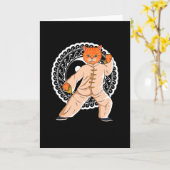 Tai Chi Ying Yang Tai Chi Cat Karte (Gelbe Blume)