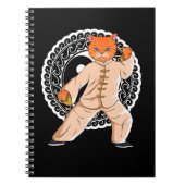 Tai Chi Ying Yang Tai Chi Cat Notizblock (Vorderseite)