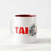 TAI-CHI ZWEIFARBIGE TASSE (Vorderseite Links)