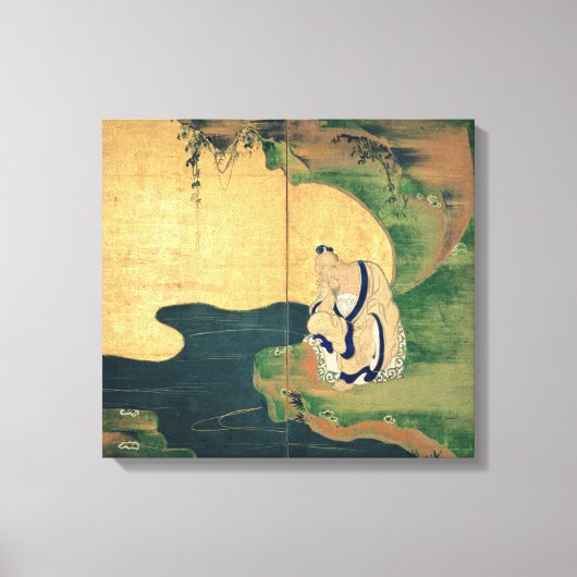 Tai Gong Wang von Ogata Korin Leinwanddruck (Vorderseite)