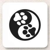 Taichi Paws Getränkeuntersetzer (Vorderseite)