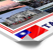 Taichung - Taiwan - Republik China - Poster (Ecke)