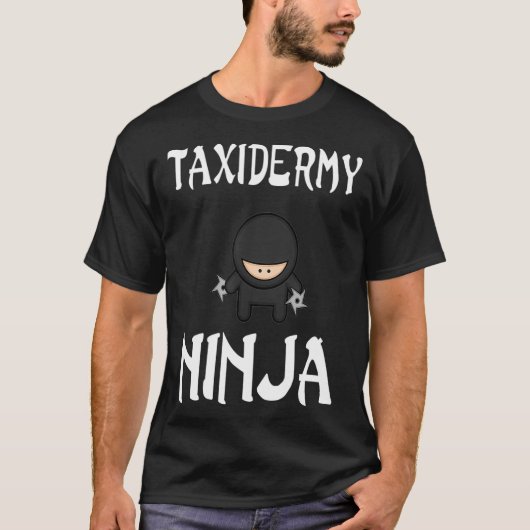 Taidermy Ninja Funny shuriken Shirt Ninjas ninja (Vorderseite)