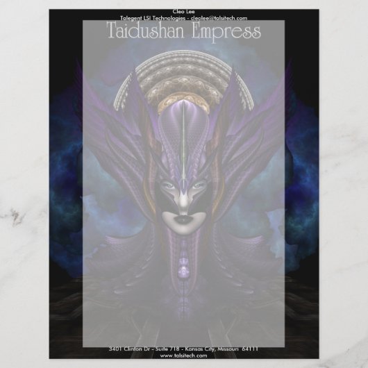 Taidushan Empress Briefkopf (Vorderseite)