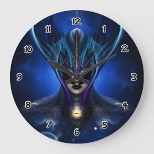 Taidushan Sai Shadow Blau Wanduhr