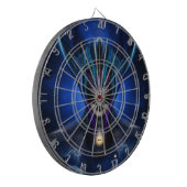 Taidushan Sai Shadow Blue Dartboard Dartscheibe (Vorderseite Links)
