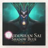 Taidushan Sai Shadow Blue - Emerald Glass Unterset Glasuntersetzer (Vorderseite)