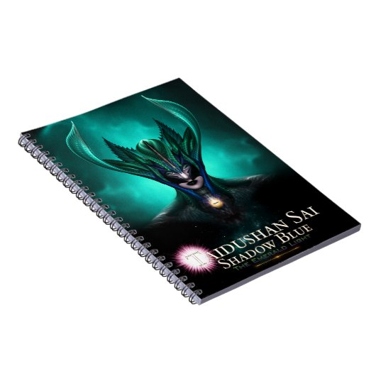 Taidushan Sai Shadow Blue - Emerald Light Notebook Notizblock (Rechte Seite)