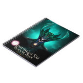 Taidushan Sai Shadow Blue - Emerald Light Notebook Notizblock (Linke Seite)