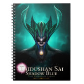 Taidushan Sai Shadow Blue - Emerald Light Notebook Notizblock (Vorderseite)
