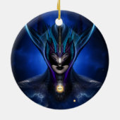 Taidushan Sai Shadow Blue Keramik Ornament (Hinten)