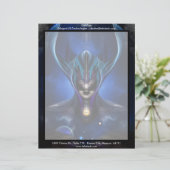 Taidushan Sai Shadow Blue Letterhead Briefbogen (Stehend Vorderseite)