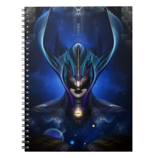 Taidushan Sai Shadow Blue-Notebook Notizblock (Vorderseite)