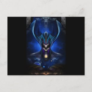 Taidushan Sai Shadow Blue Postcard Hrz Postkarte