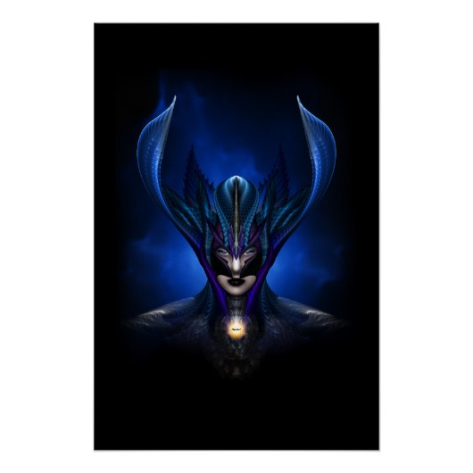Taidushan Sai Shadow Blue RB BLK Perfektes Poster (Vorderseite)