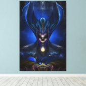 Taidushan Sai Shadow Blue RB Portrait Canvas Print Leinwanddruck (Insitu (Holzboden))