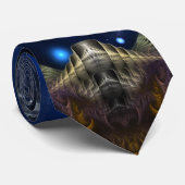 Taidushan Sai Shadow Blue RB Portrait Krawatte (Gerollt)