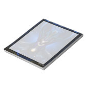 Taidushan Sai Shadow Blue RB Portrait Notizblock (Rotiert)