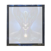 Taidushan Sai Shadow Blue RB Portrait Notizblock (Vorderseite)
