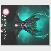 Taidushan Sai Shadow Blue Smarald Light Wrapping Geschenkpapier (Flach)