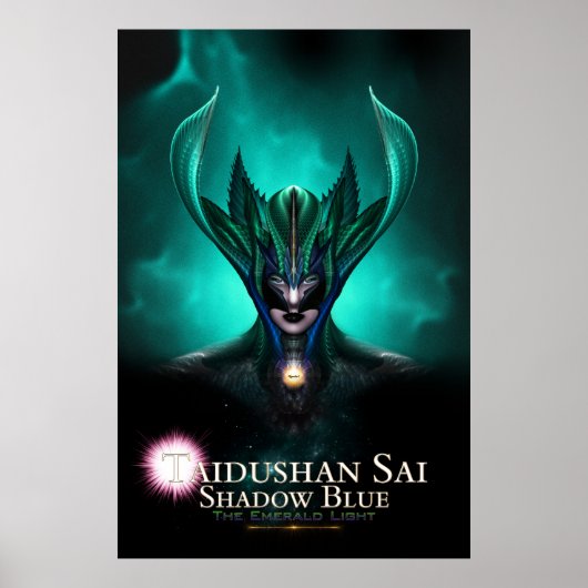 Taidushan Sai Shadow Blue TEL Archival Poster (Vorne)