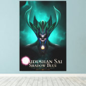 Taidushan Sai Shadow Blue TEL Canvas Print Leinwanddruck (Insitu (Holzboden))