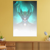 Taidushan Sai Shadow Blue TELGR Canvas Print Leinwanddruck (Insitu (Wohnzimmer))