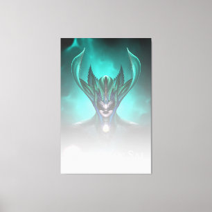 Taidushan Sai Shadow Blue TELGR Canvas Print Leinwanddruck