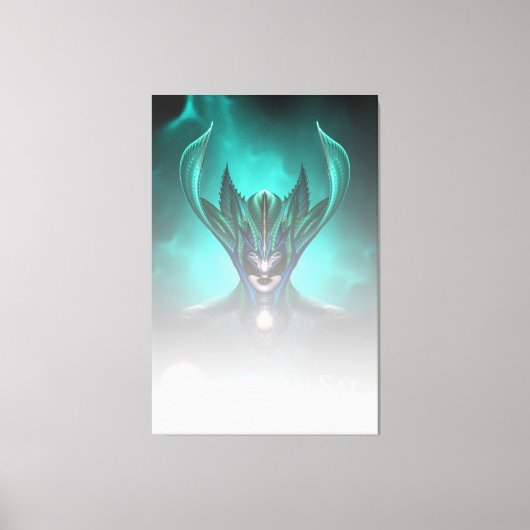 Taidushan Sai Shadow Blue TELGR Canvas Print Leinwanddruck (Vorderseite)