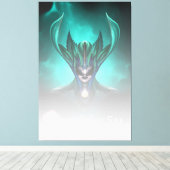 Taidushan Sai Shadow Blue TELGR Canvas Print Leinwanddruck (Insitu (Holzboden))