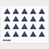 Taidushan Sai Shadow Blue Triangle Stickers (Blatt)