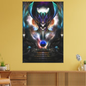 Taidushan Sai Spirit of Power WD Canvas Print Leinwanddruck (Insitu (Wohnzimmer))