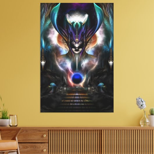 Taidushan Sai Spirit of Power WD Canvas Print Leinwanddruck (Insitu (Wohnzimmer))