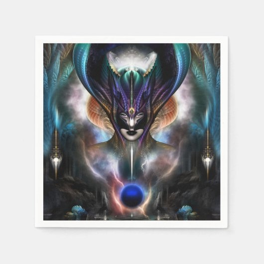 Taidushan Sai Spirit of Power WD Paper Napkins Serviette (Vorderseite)