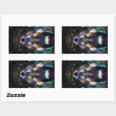 Taidushan Sai Spirit of Power WD Rechteckiger Aufkleber (Blatt)