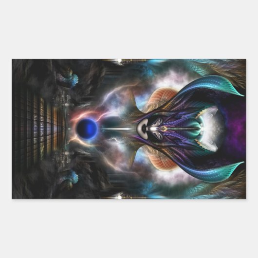 Taidushan Sai Spirit of Power WD Rechteckiger Aufkleber (Vorderseite)