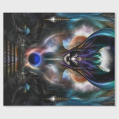 Taidushan Sai Spirit of Power WD Wrapping Paper Geschenkpapier (Flach)