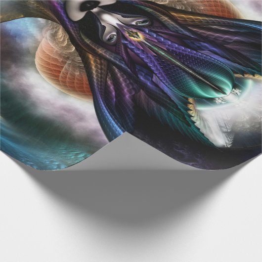 Taidushan Sai Spirit of Power WD Wrapping Paper Geschenkpapier (Ecke)